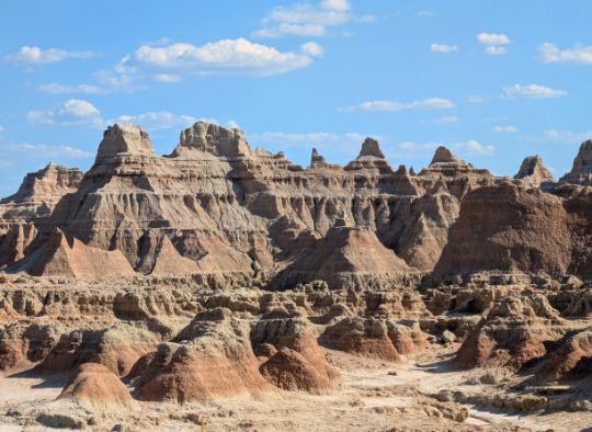 Badlands NP rock formations