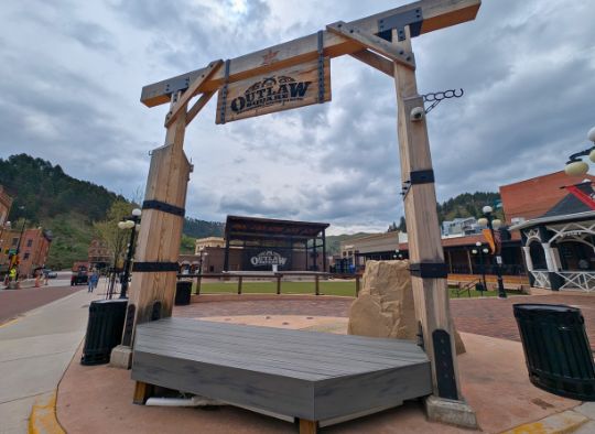 Outlaw Square in Historic Deadwood