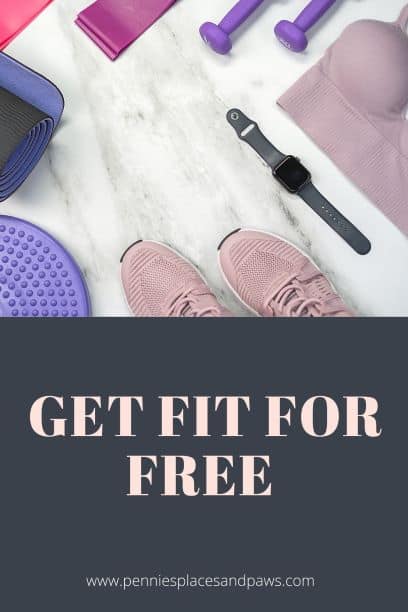 Pre-made pin for Pinterest for Get Fit for Free post
