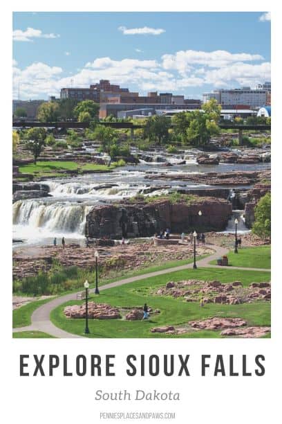 Pre-made pin for use on Pinterest for Fun Things to do in Sioux Falls post