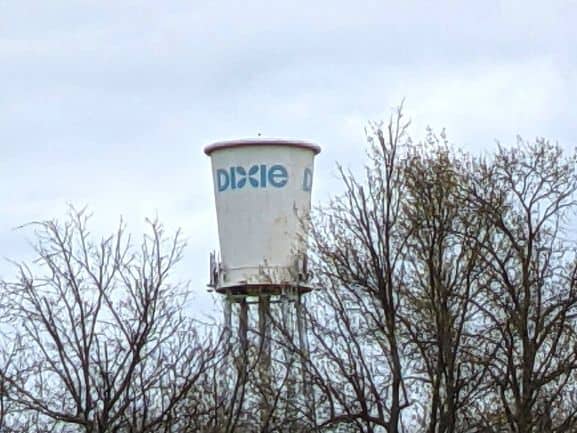 The Dixie Cup Water Tower from Lexington, Kentucky