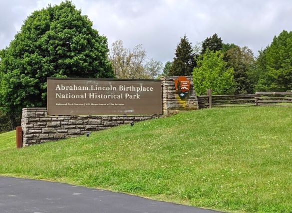 Abraham Lincoln Birthplace National Historical Park sign