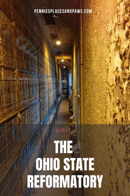 Pre-made pin for Pinterest for Ohio State Reformatory post
