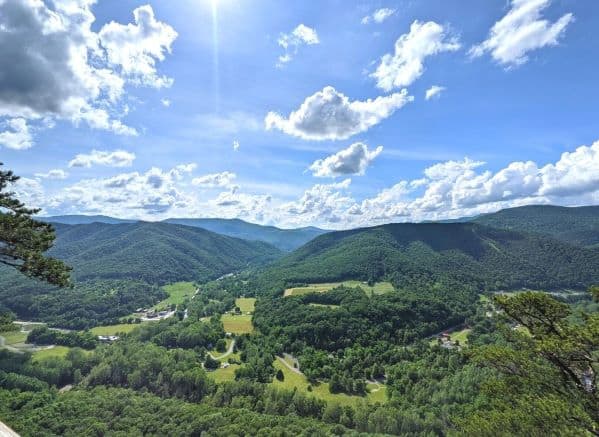 View from Seneca Rocks Observation Platform