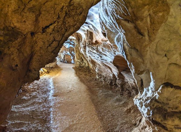 Walkway in Cascades Cave
