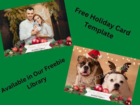 Free Holiday Card Template Available to Members
