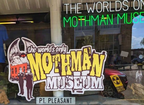 Mothman Museum Front Window