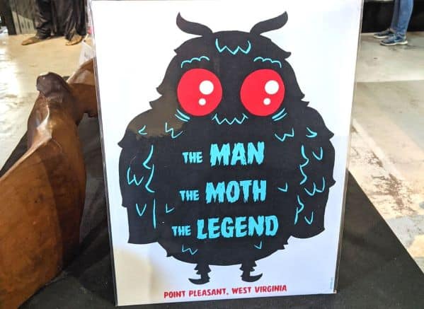 Mothman: the man, the moth, the legend sign