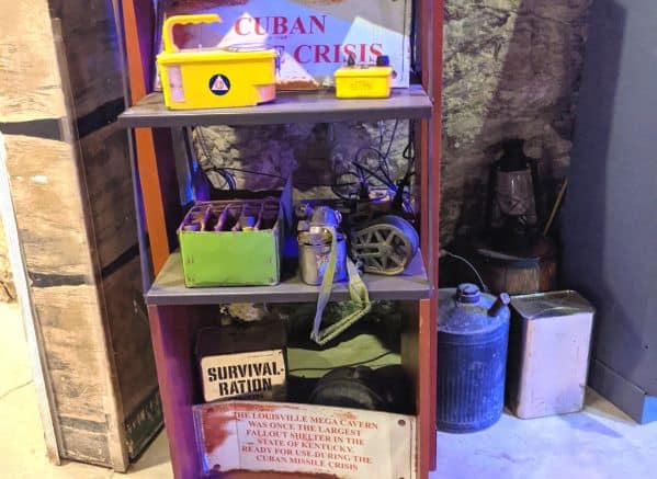 Cuban Missile Crisis display in Louisville's Mega Cavern