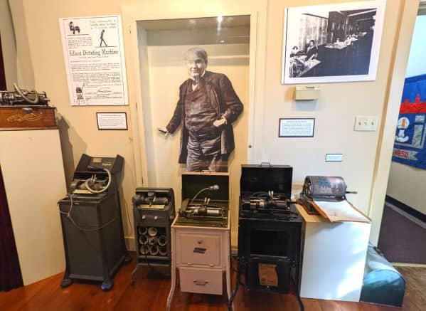 mimeograph, dictation machines and automatic telegraphs from Thomas Edison House
