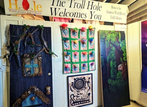 Entrance to the Tour section of the Troll Hole Museum