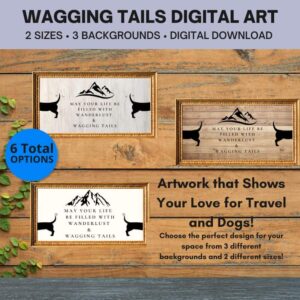 Wagging Tails Digital Art 6 total options