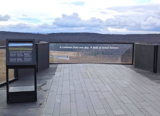 Flight Path Overlook  "A common field one day. A field of honor forever"