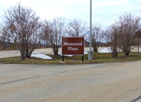 Memorial Plaza sign at Flight 93 Memorial