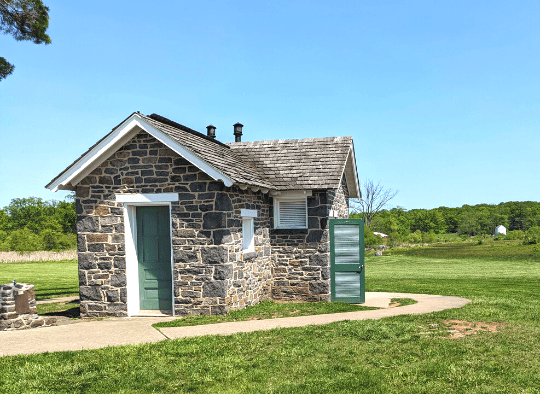 Bathroom at Pennsylvania Memorial at Gettysburg