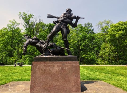 Mississippi Monument in Gettysburg