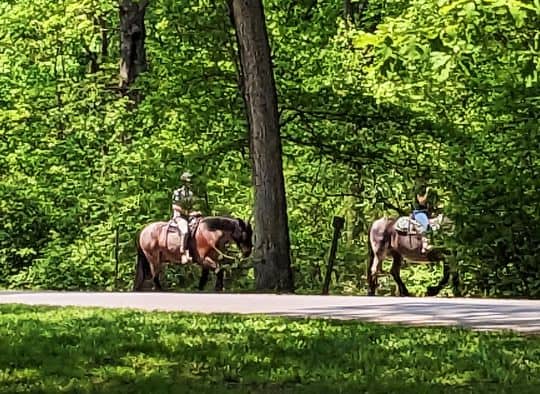 People Riding Horses in Gettysburg