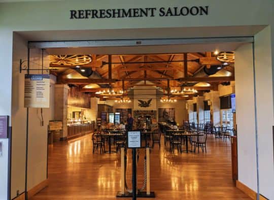 Refreshment Saloon in Gettysburg Visitor Center