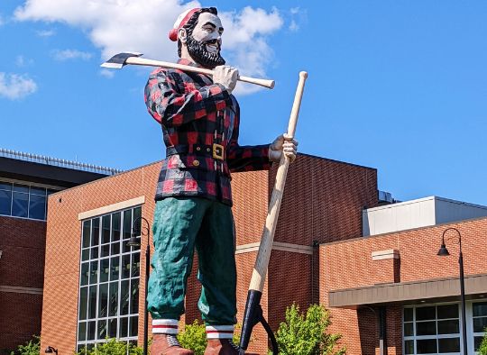 Paul Bunyan Statue in Bangor Maine