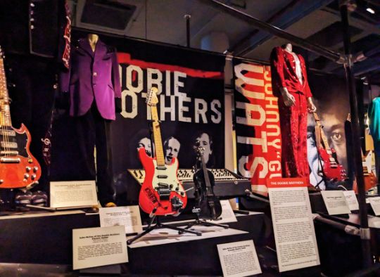 Doobie Brothers Display in Rock and Roll Museum