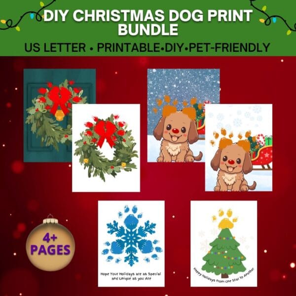 DIY Halloween Dog Print Bundle