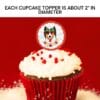 Dog Christmas Party Printable Cupcake Toppers - Image 3