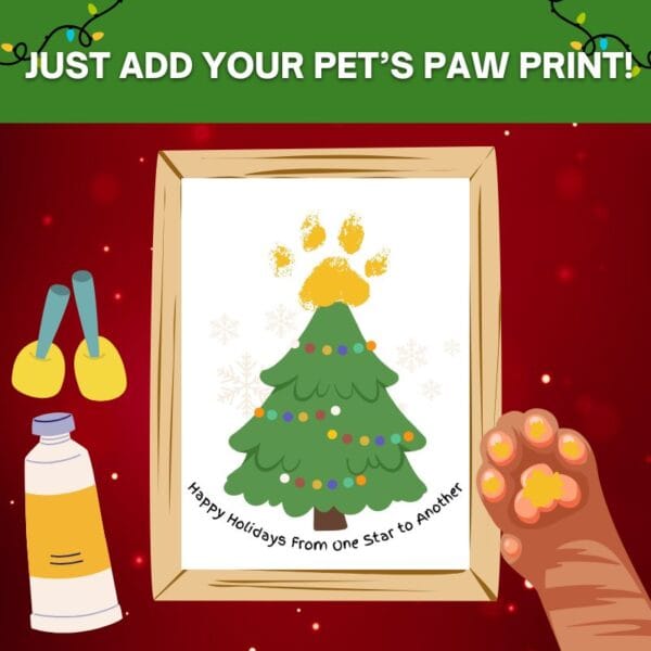 Just Add Your Pet’s Paw Print!