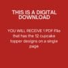 Dog Christmas Party Printable Cupcake Toppers - Image 6