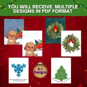 YOU WILL RECEIVE MULTIPLE DESIGNS IN PDF FORMAT (1)