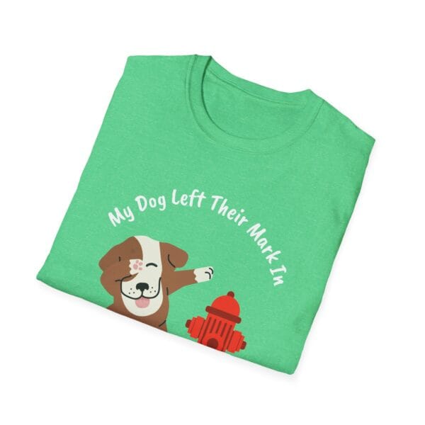 My Dog Left Their Mark Unisex Tee  - Personalize Location! - Image 8