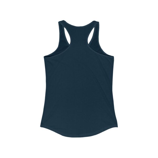 "Wanderlust & Wagging Tails" Women’s Ideal Racerback Tank - Stylish Gym Top for Adventurers - Image 3