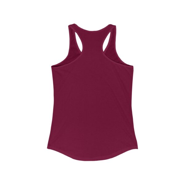 "Wanderlust & Wagging Tails" Women’s Ideal Racerback Tank - Stylish Gym Top for Adventurers - Image 7