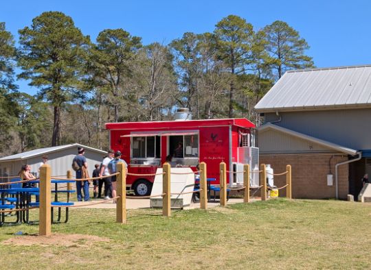 Food truck at Crater of Diamonds State Park