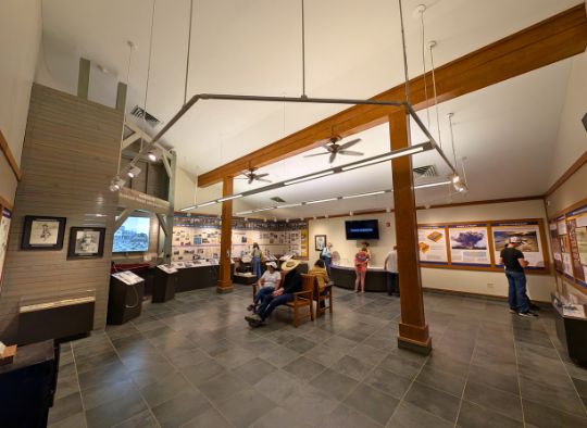 Musuem in Crater of Diamonds Visitor Center