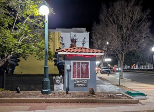 Hot Springs Haunted Tours ticket booth