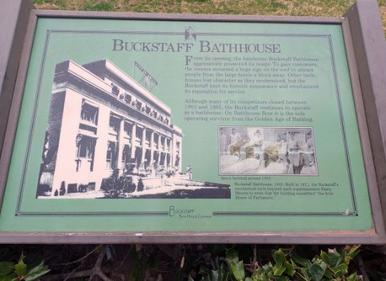 "Buckstaff Bathhouse sign" 