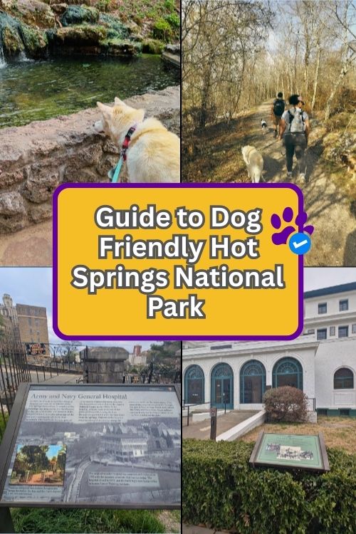 Guide to Dog Friendly Hot Springs National Park pin