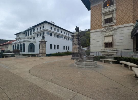 National Park owned side of the street in Hot Springs