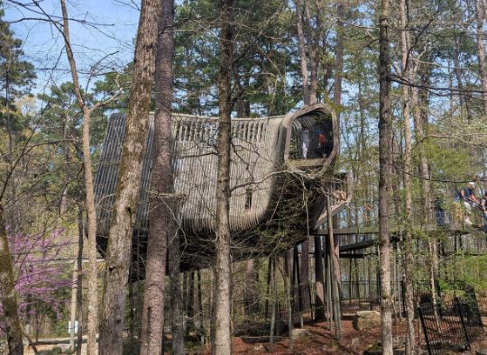 Treehouse in Evan's Children's Adventure Garden