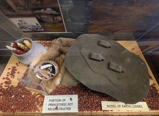 Native American Pottery exhibit in Corn Palace