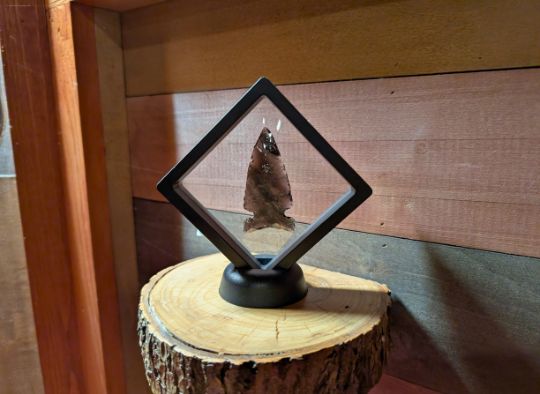 Arrowhead in a frame 