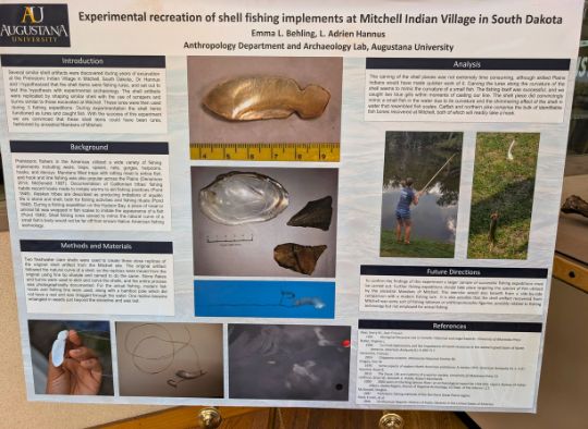 Research summary of shell fishing implements at Mitchell Indian Village 