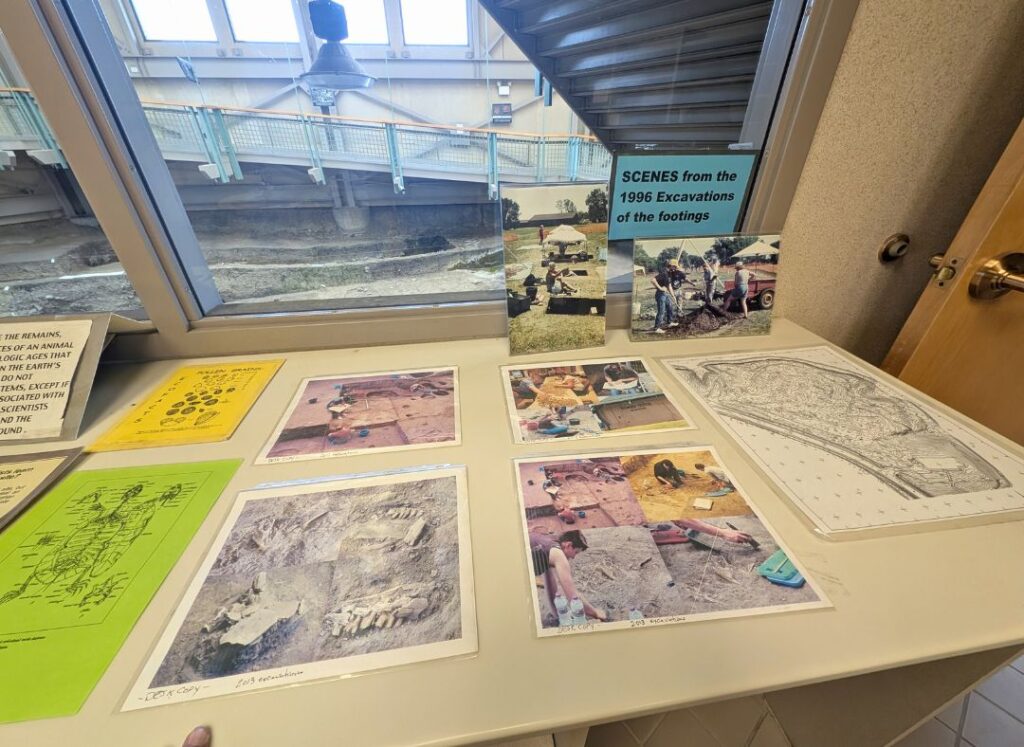 Scenes from the 1996 Excavations of the footings at the Prehistoric Indian Village