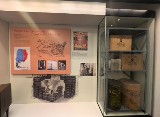 Fallout Shelters exhibit at Minuteman Missile Silo
