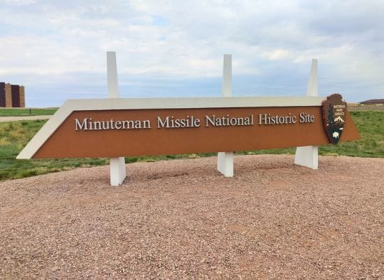 Minuteman Missile National Historic Site sign