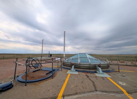 Outside view of Missile Silo at Minuteman Missile Silo NHS