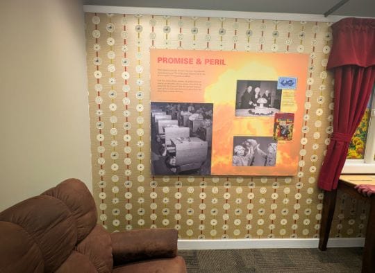 Promise and Peril exhibit at Minuteman Missile Silo NHS visitor center